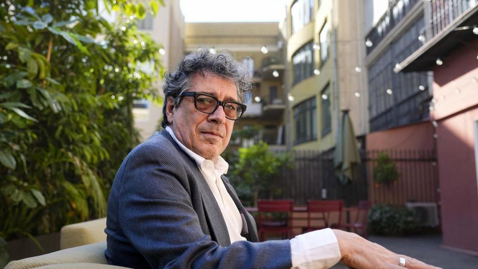Sandro Veronesi, fotografiado en Barcelona el 17 de abril.