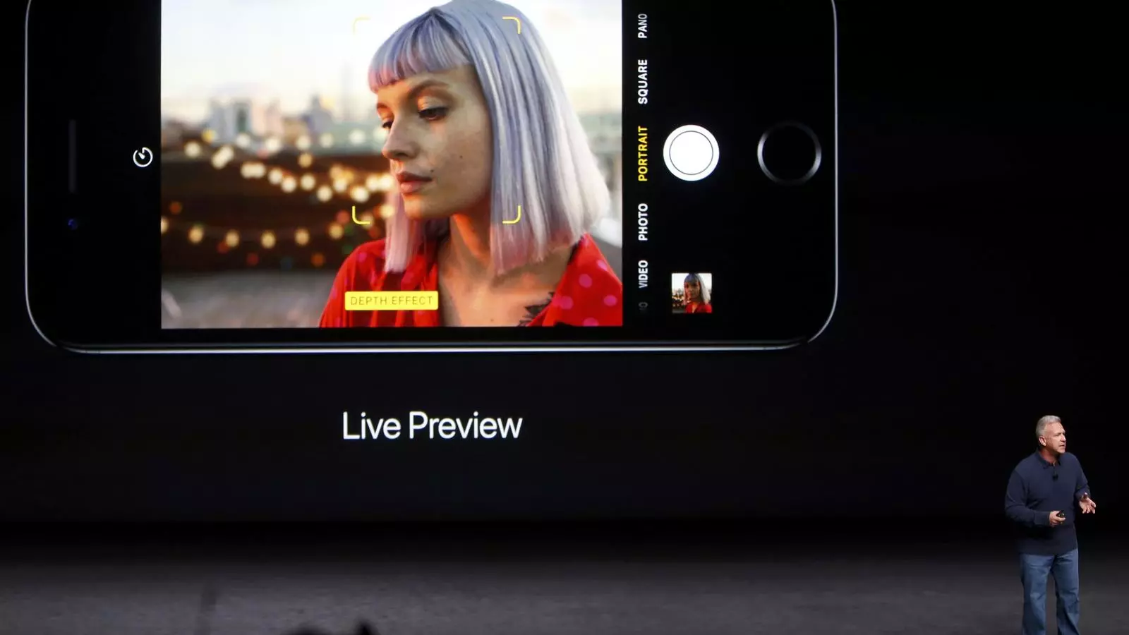 Phil Schill presenta l'iPhone 7 Plus