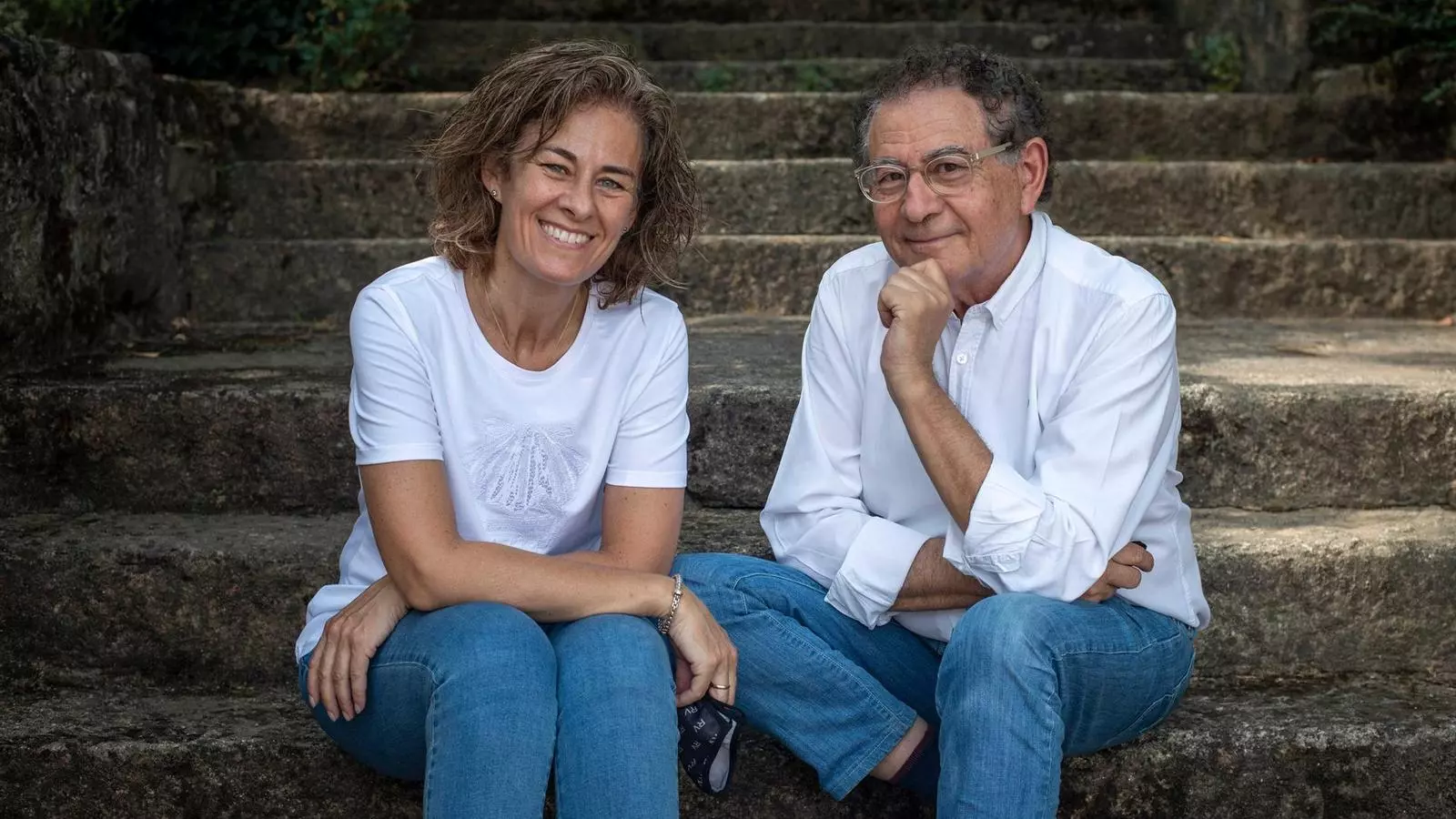 Cristina Mariño i el seu pare, Roberto Verino