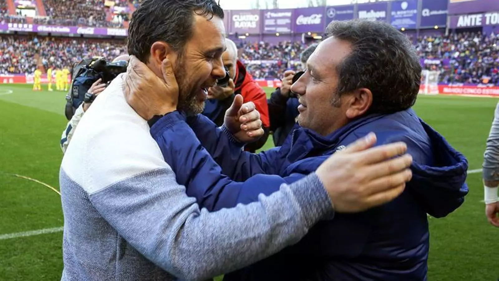 Sergio González i Eusebio Sacristán