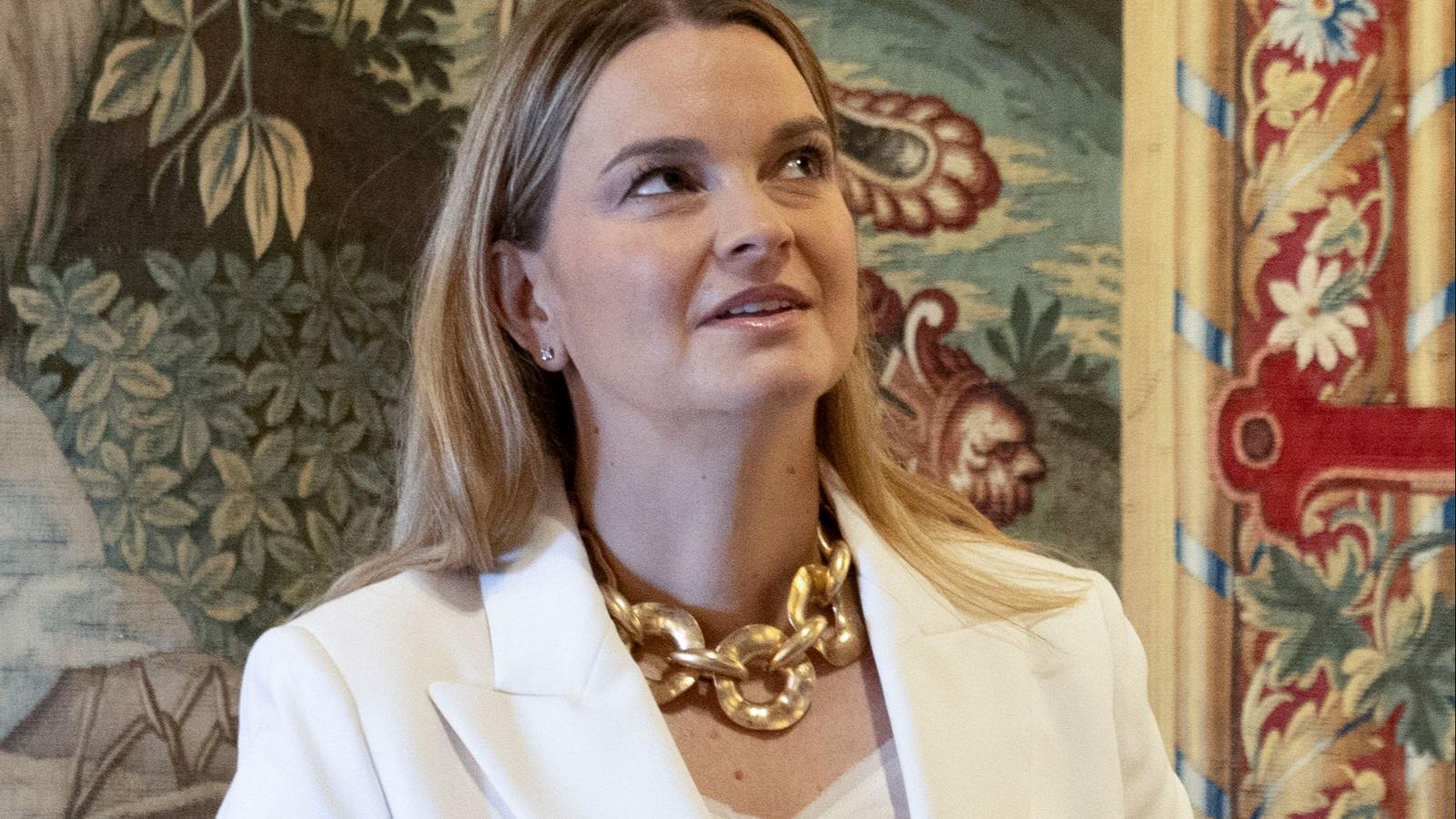 Marga Prohens, abans de ser rebuda en audiència pel rei Felip VI aquest divendres.