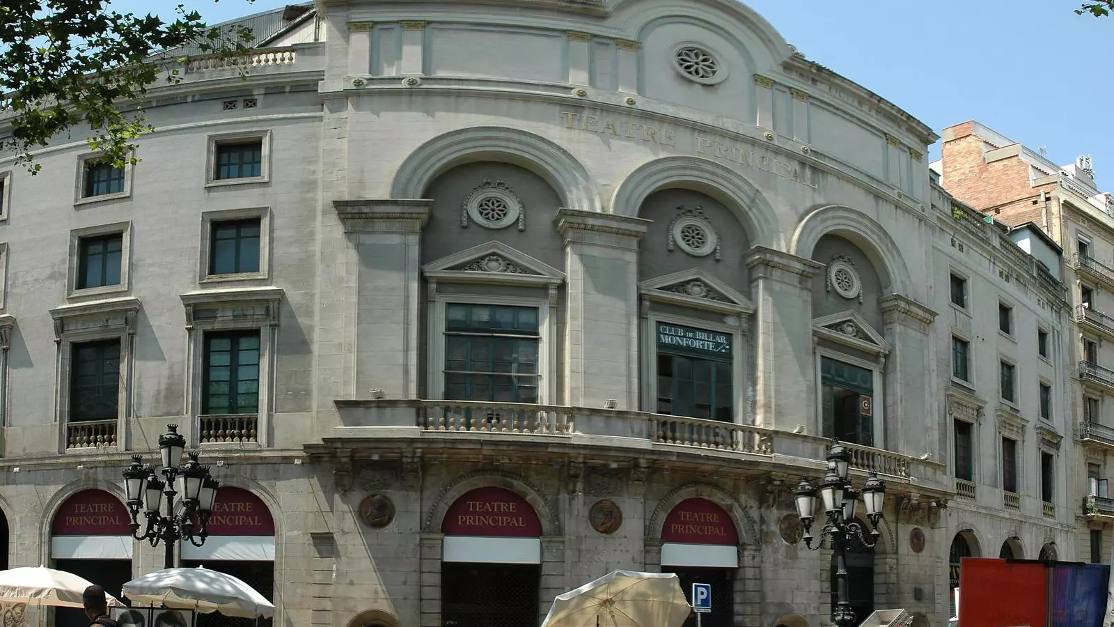 Façana del Teatre Principal de Barcelona