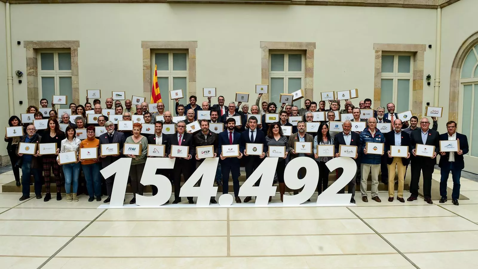 Els representants de les federacions, al Parlament