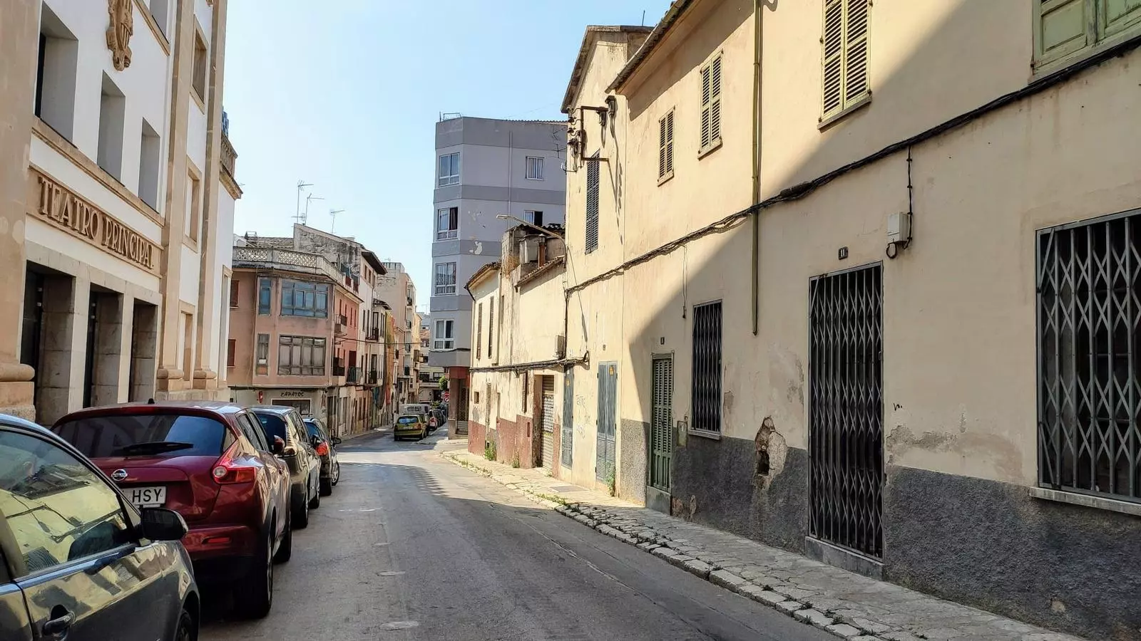 El carrer del Teatre d'Inca