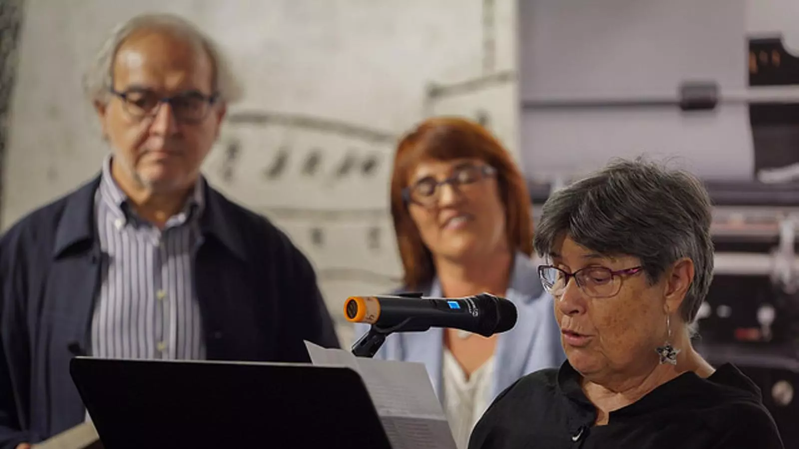 Rosa Maria Piñol, en l'entrega del premi a la trajectòria de La Setmana del Llibre en Català