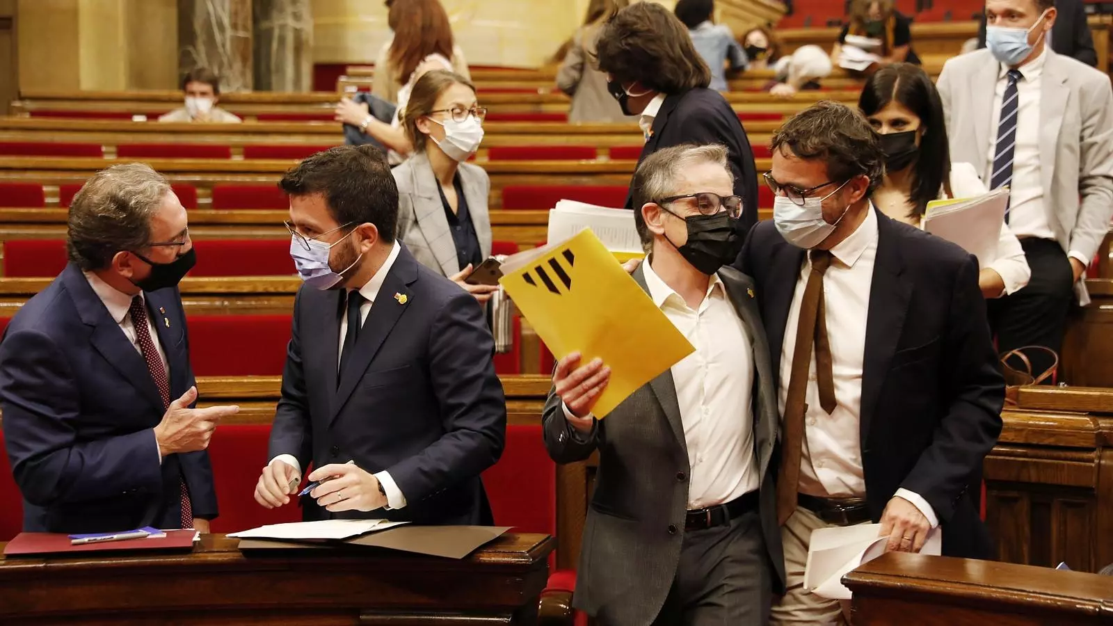 Ambient to the Chamber after the end of Wednesday's general policy debate