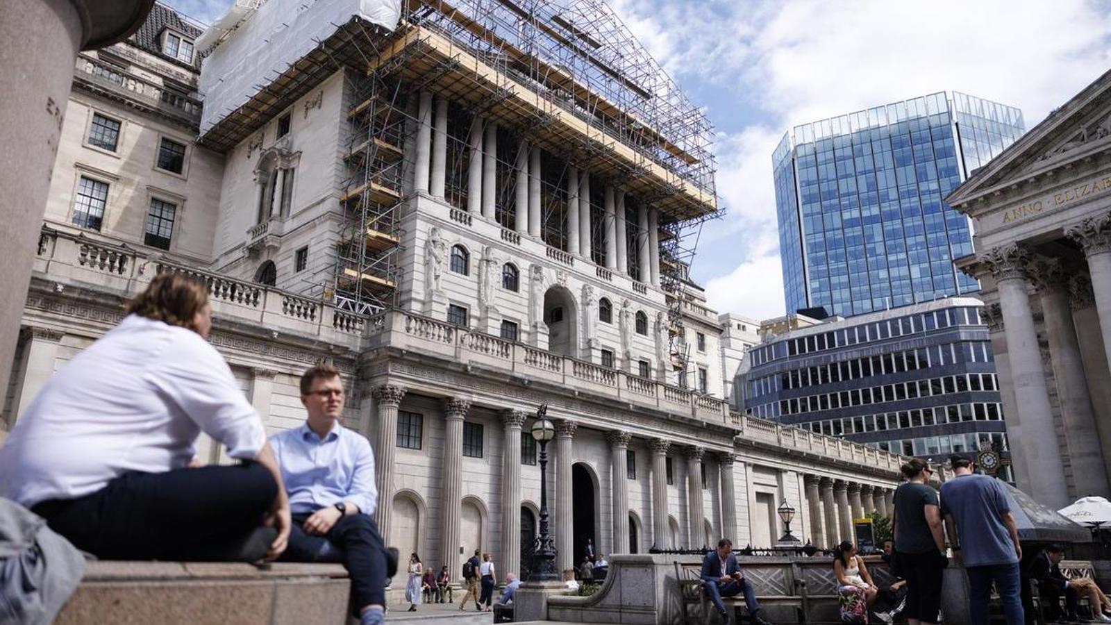 The headquarters of the Bank of England, in the center of London, this Thursday.