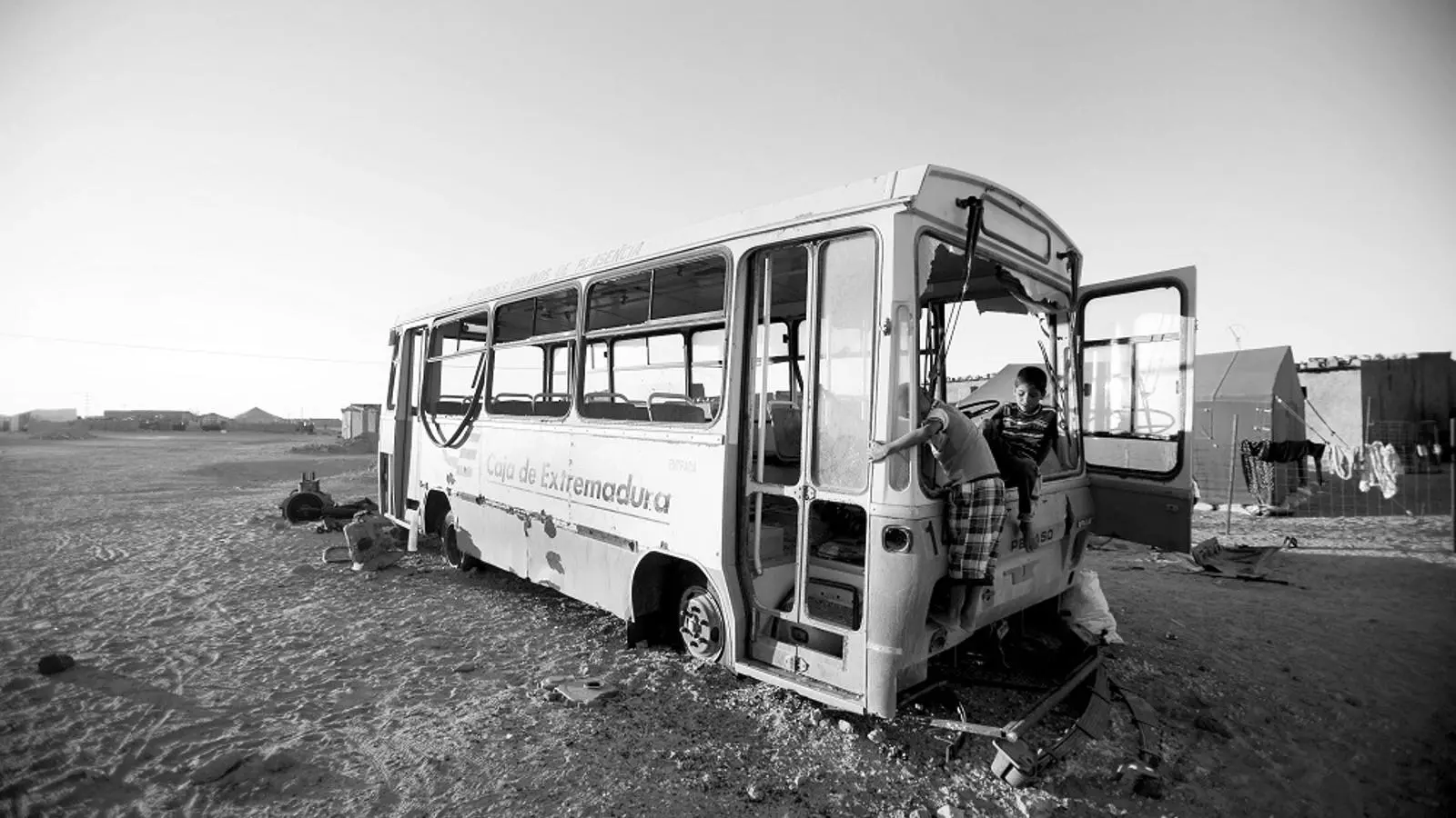 Campamento de refugiados saharaui a Tinduf, a Argèlia, el diciembre de 2016.