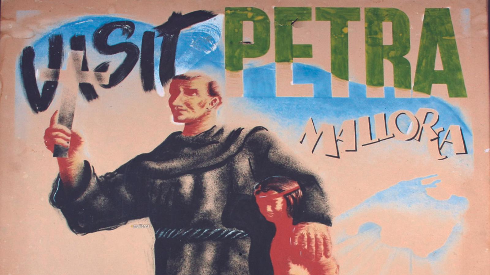 Werbeplakat von Junípero Serra in den USA.