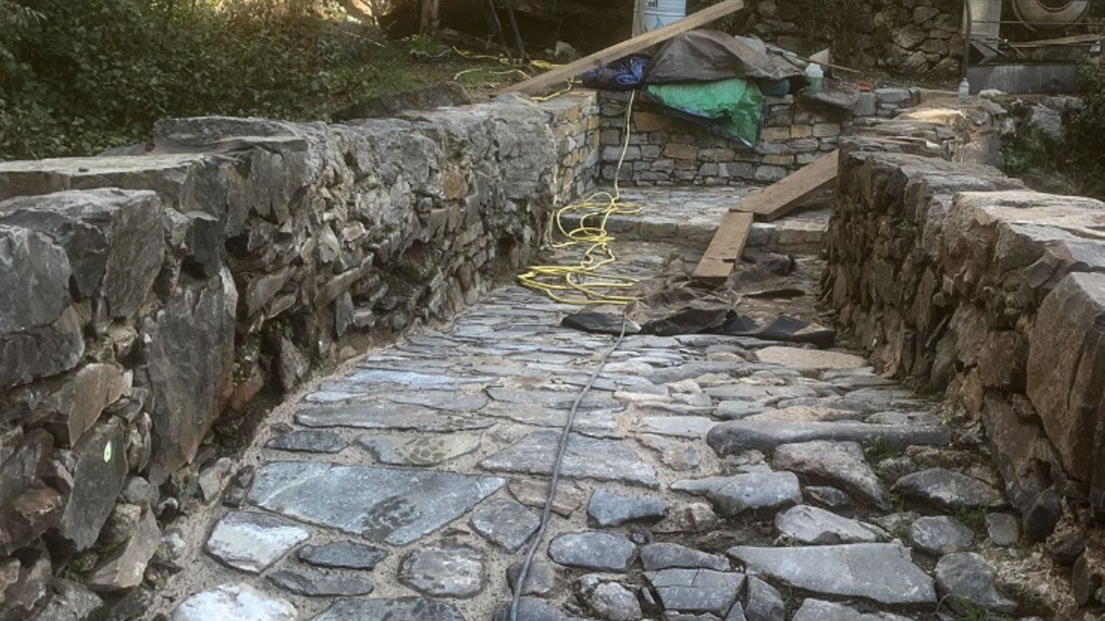 L'actuació al pont dels Escalls està arribant a la fase final.