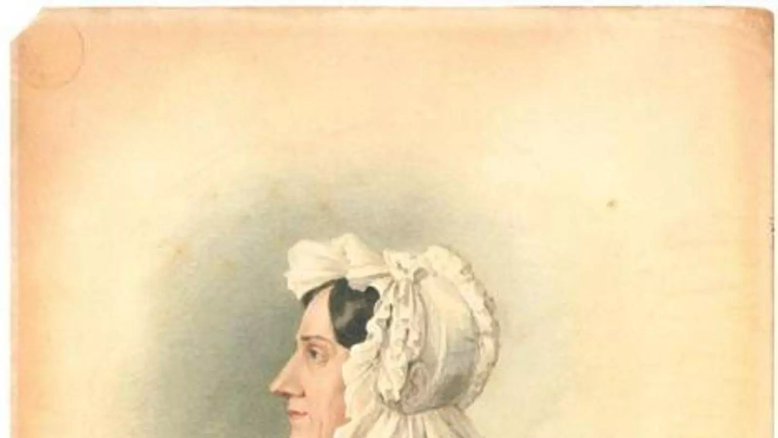 Nannette Streicher en un dibuix de Ludwig Krones, 1836