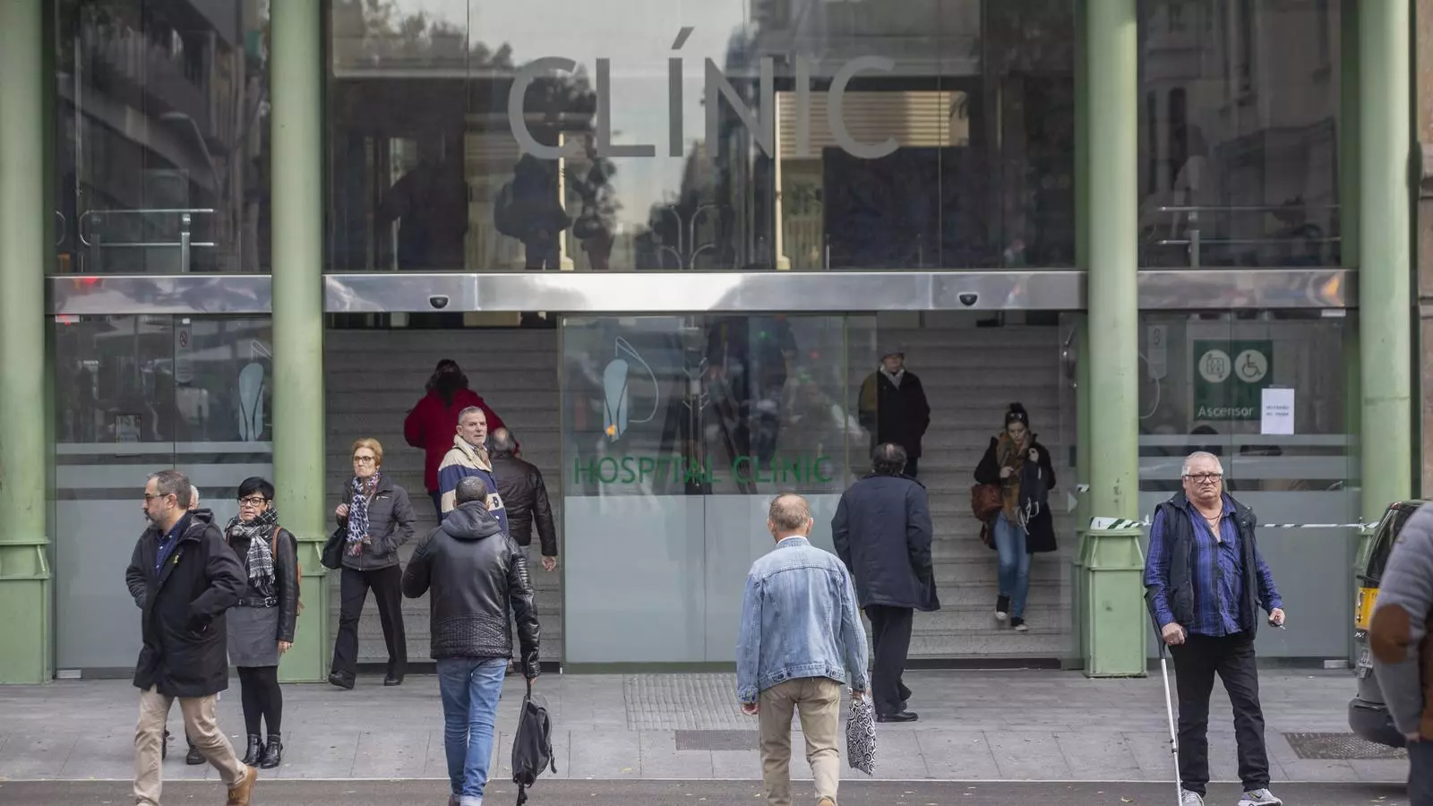 l'Hospital Clínic en una imatge d'arxiu