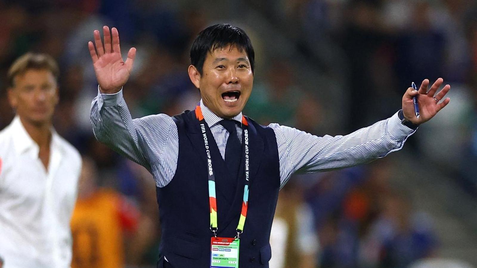 Hajime Moriyasu, Japanese coach.