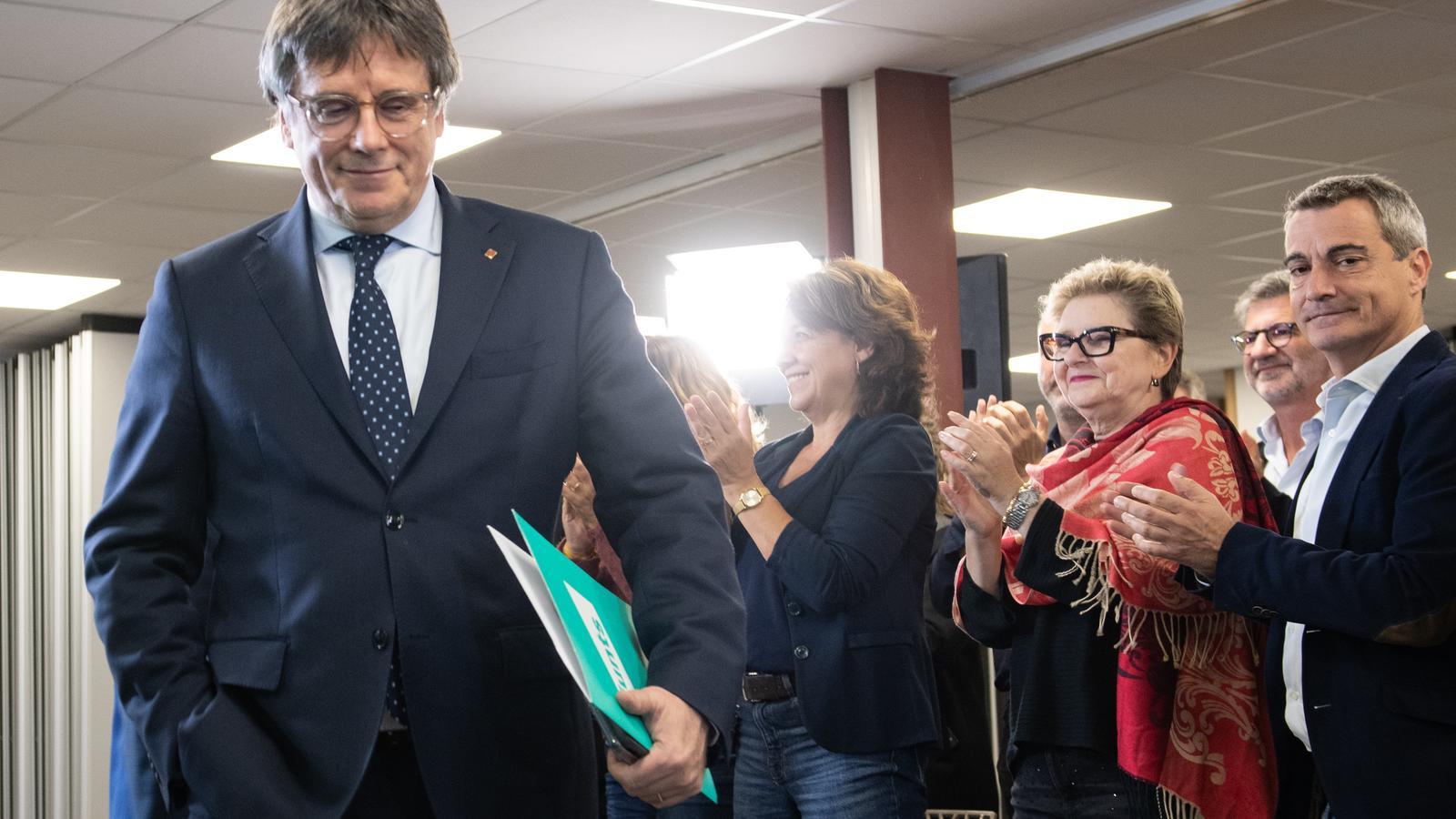 El presidente de Junts, Carles Puigdemont, en una imagen de archivo.