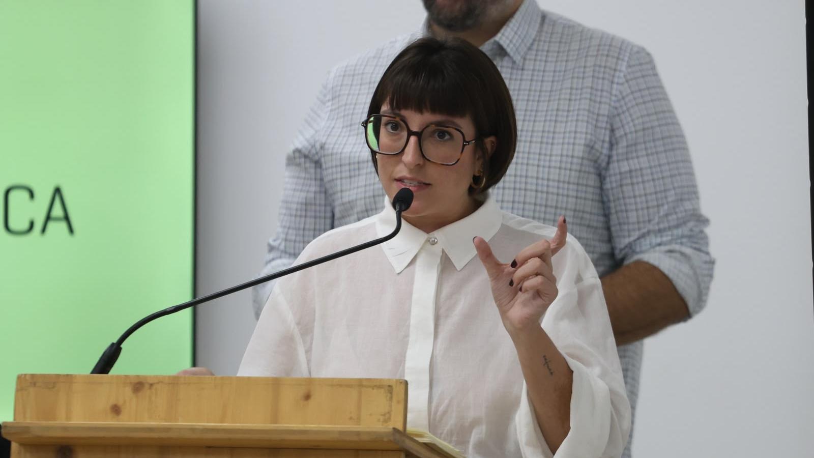 La portavoz de Ara Més, Carme Gomila, este jueves