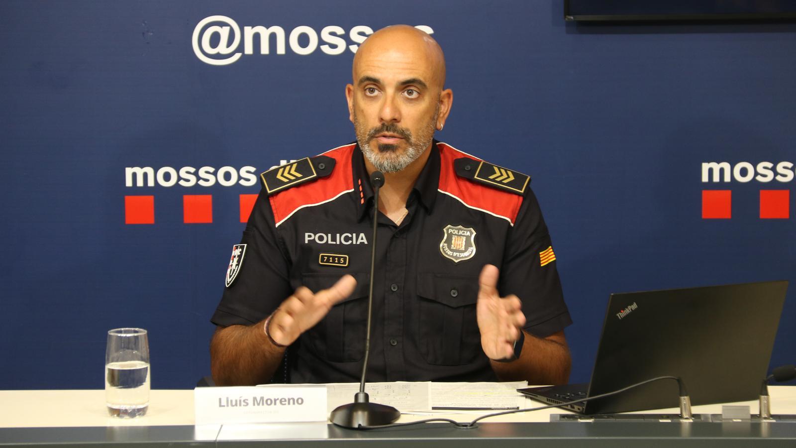 The deputy inspector of the Mossos d'Esquadra and head of the Human Trafficking Unit, Lluís Moreno.