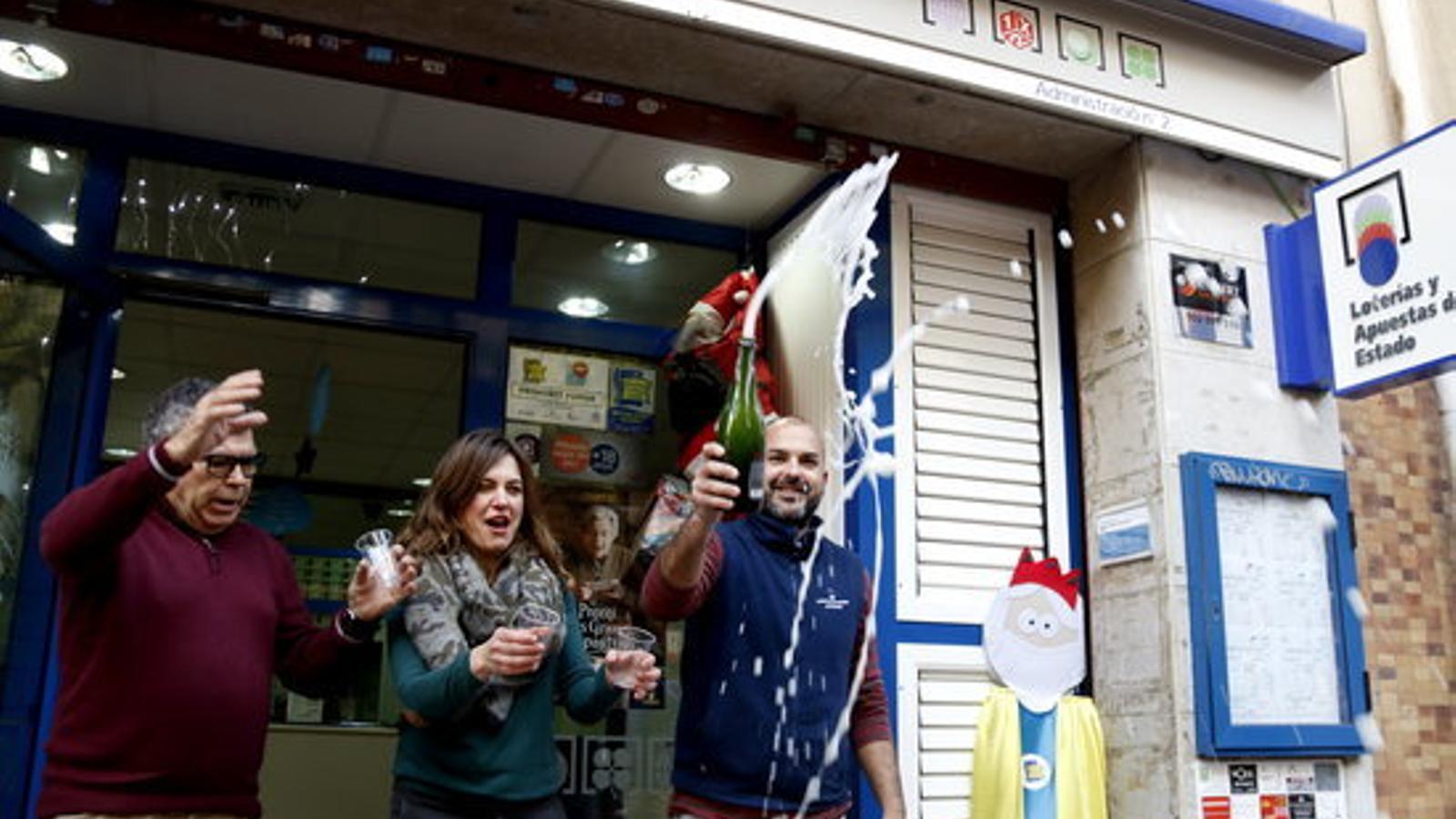 L'administració de Barberà del Vallès que ha repartit part d'un quart i d'un cinquè premi