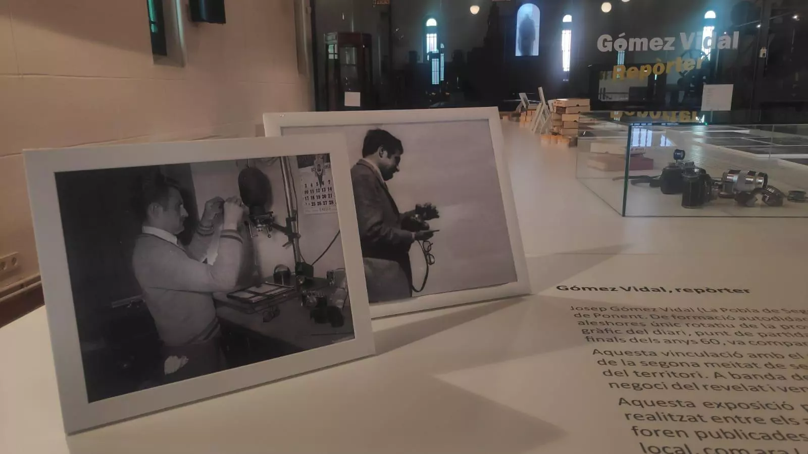 Algunes de les imatges de l'exposició “Gómez Vidal, repòrter”