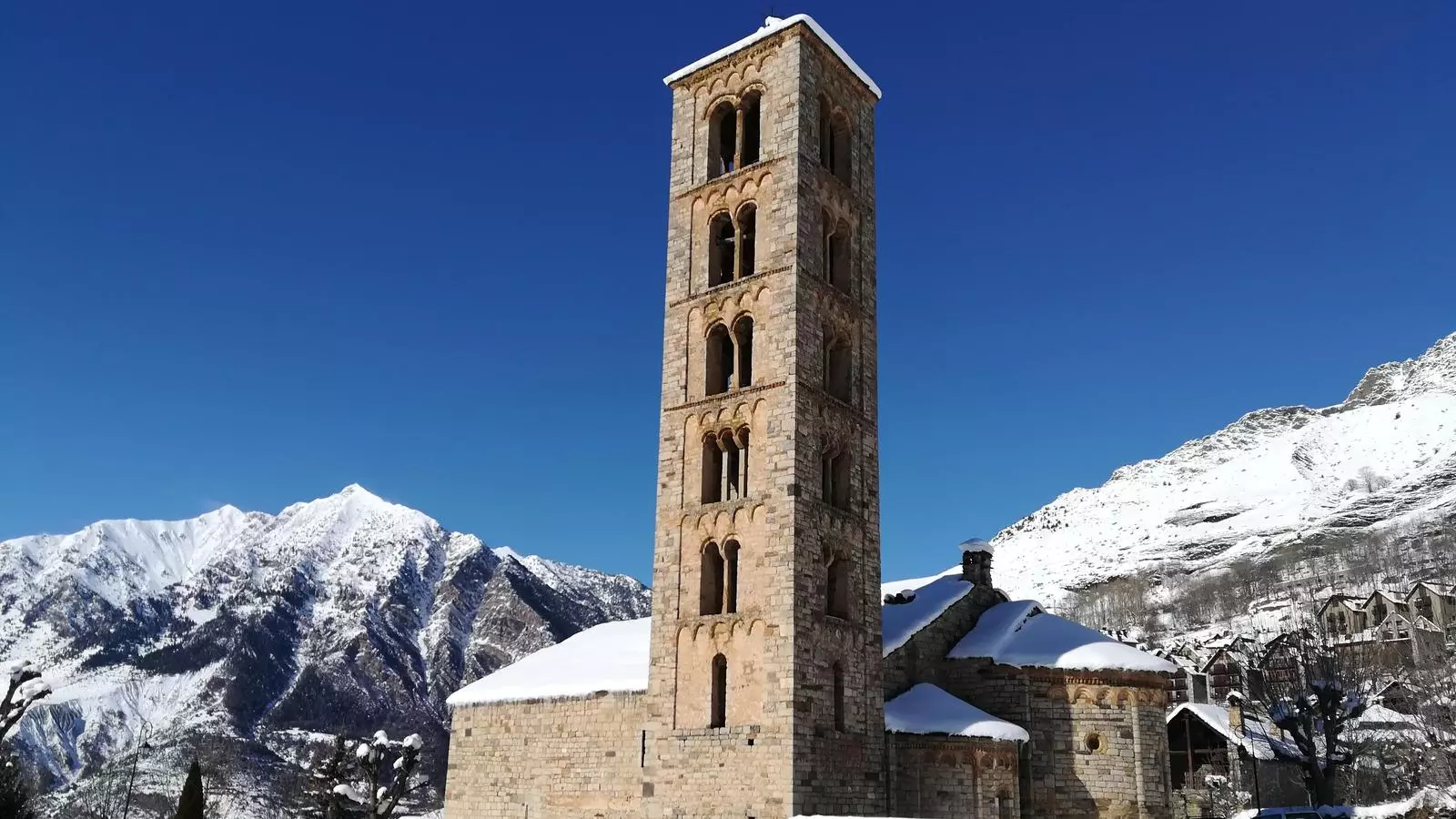 Sant Climent de Taüll aquest hivern. / AJ. VALL DE BOÍ