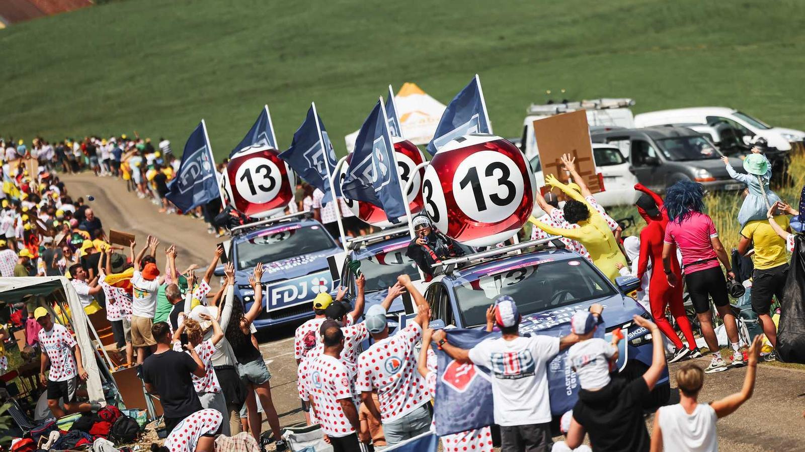 The Tour de France caravan