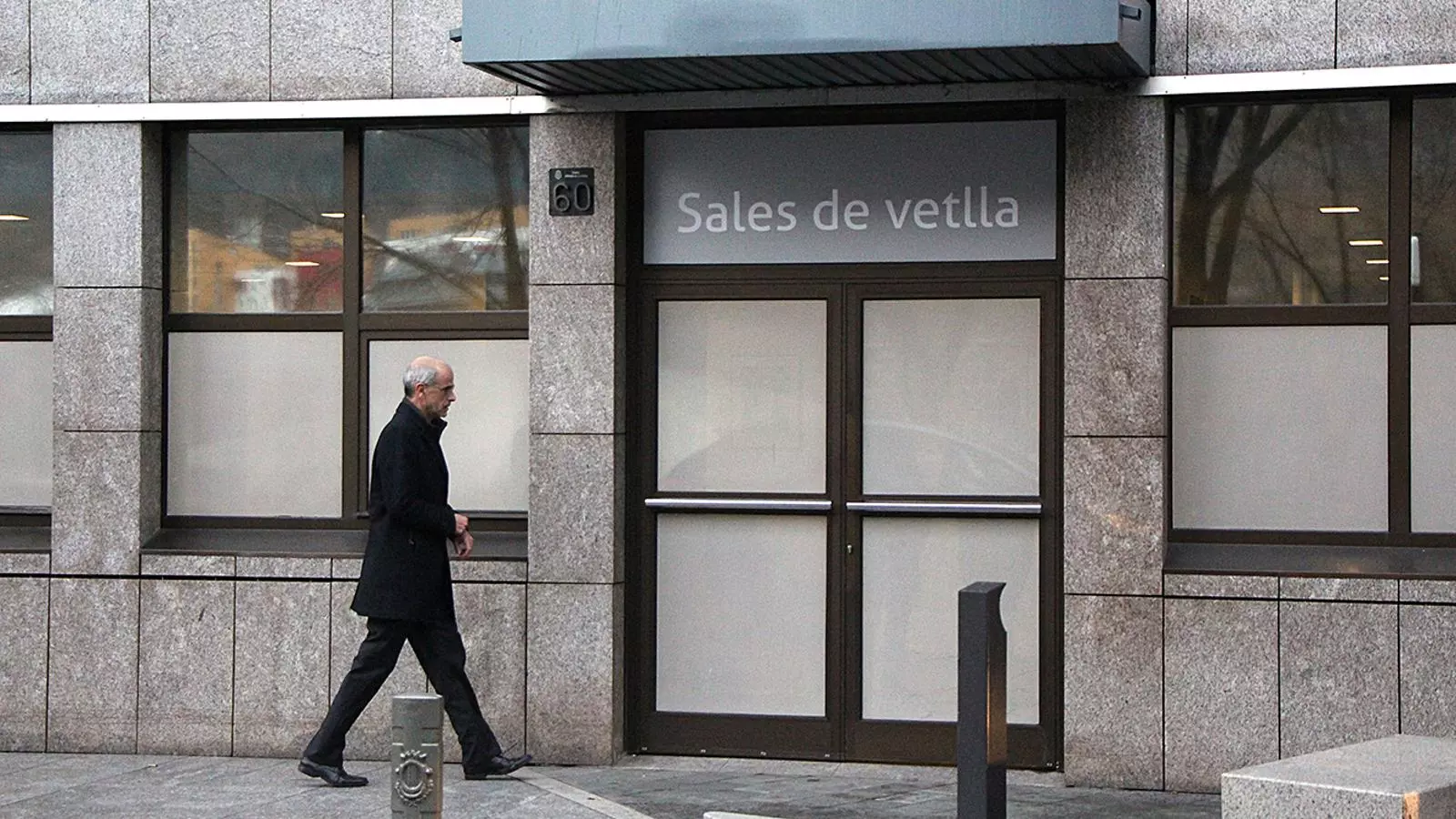 El cap de Govern, Toni Martí, arriba a la sala de vetlles. / M. M. (ANA)