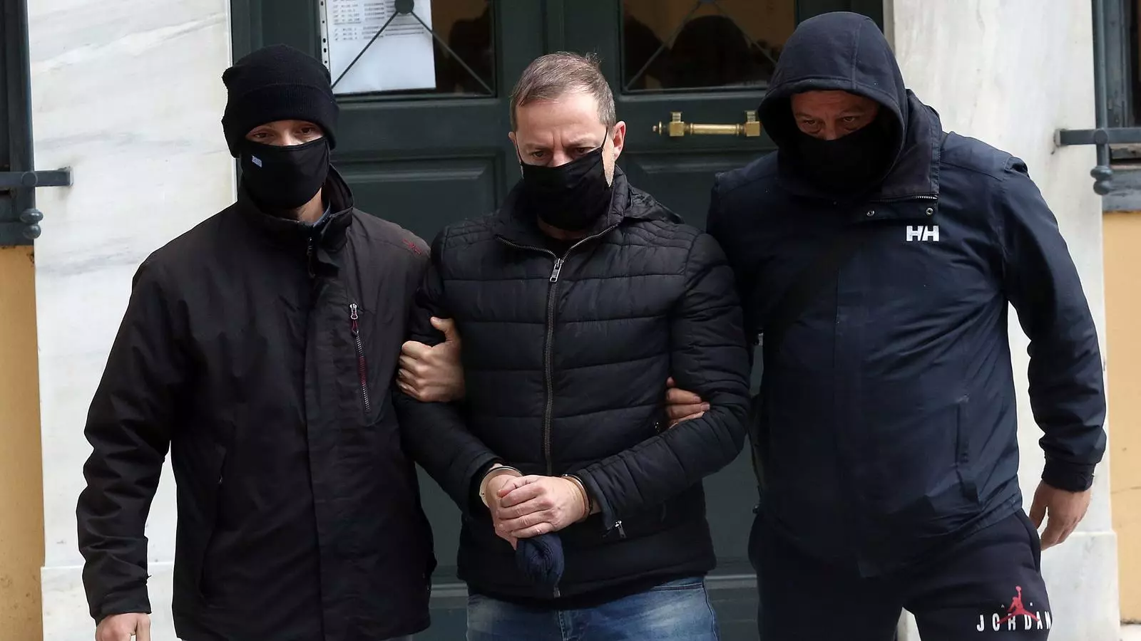 L'actor i director en el moment de la detenció