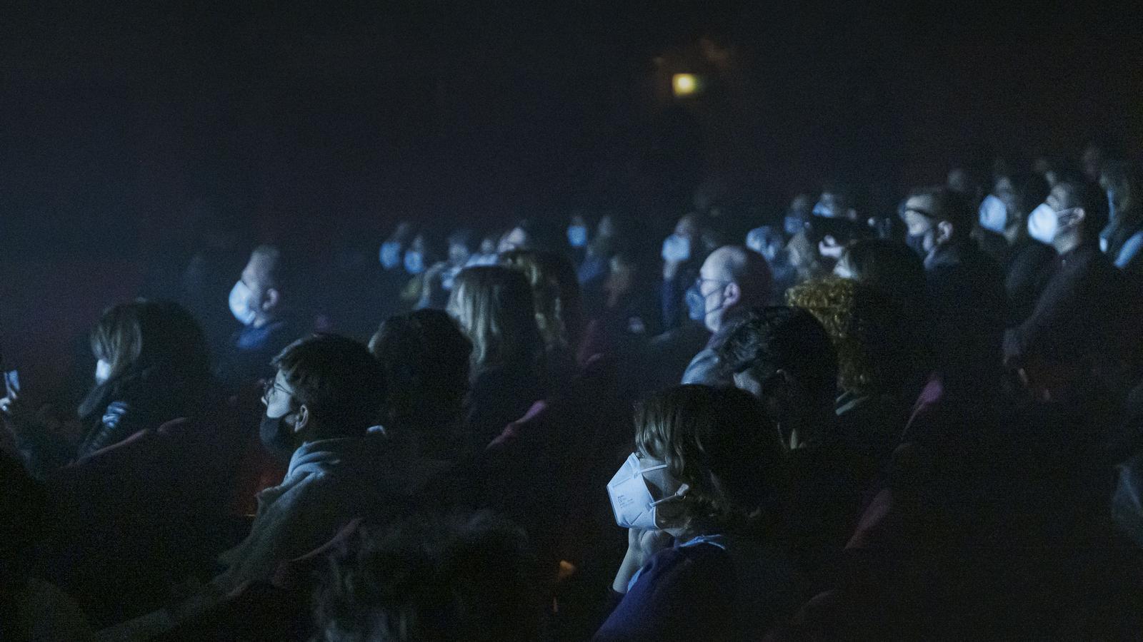 The public of the Tívoli Theatre in an archive image