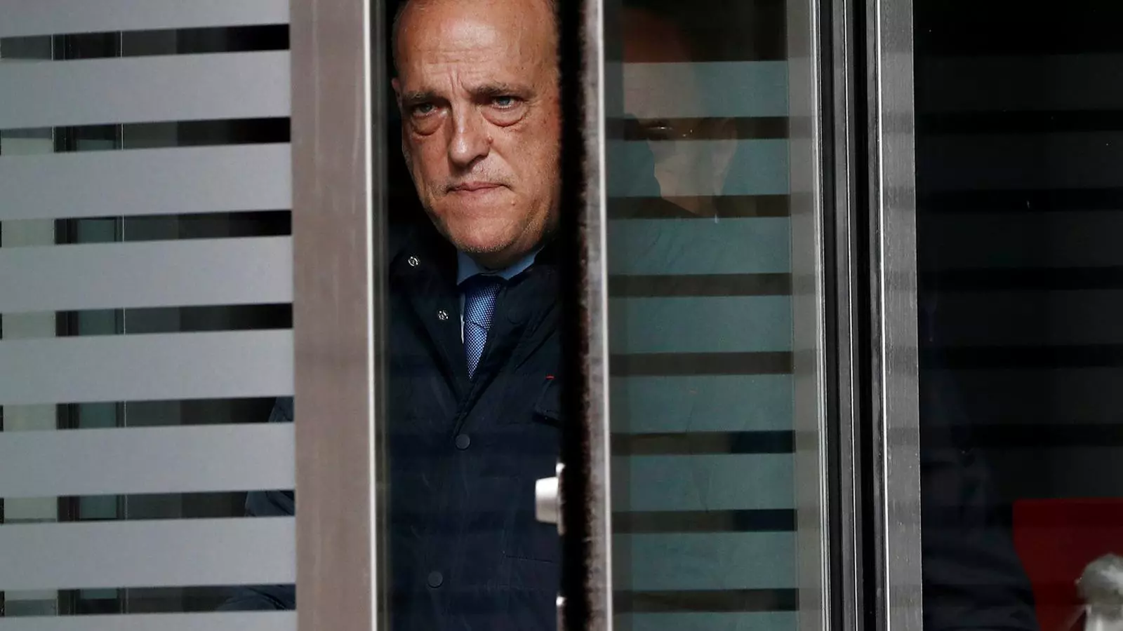 El president de la Lliga, Javier Tebas, en una imatge d’arxiu. Tant ell com Laporta negocien com encabir Messi a la Lliga.