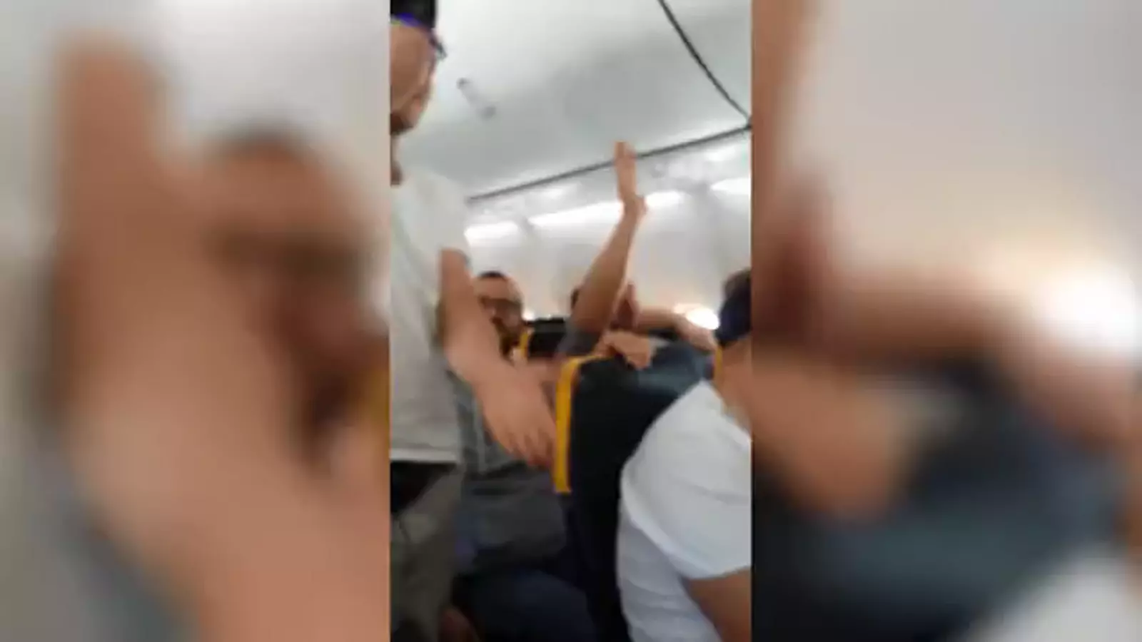 Passatgers canten consignes nazis a l'avió