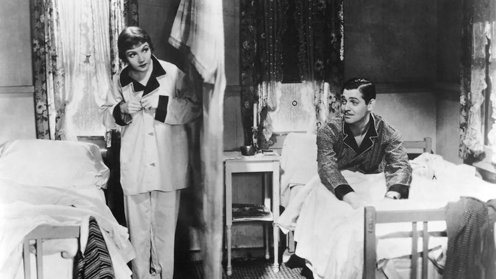 Una escena del film 'Va passar una nit"