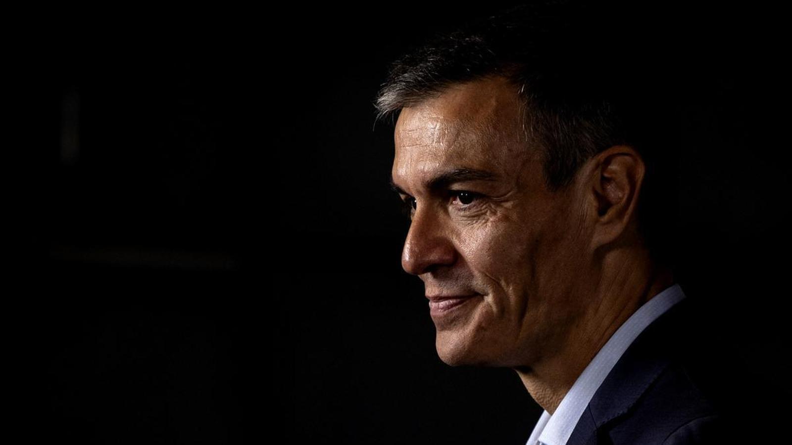 Pedro Sánchez on June 23 in an event in Madrid.