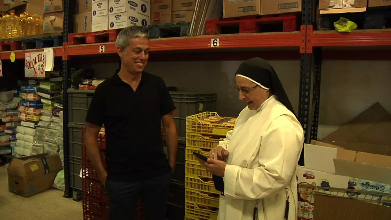 Sor Lucía Caram amb Albert Om, a 'El convidat' / TV3