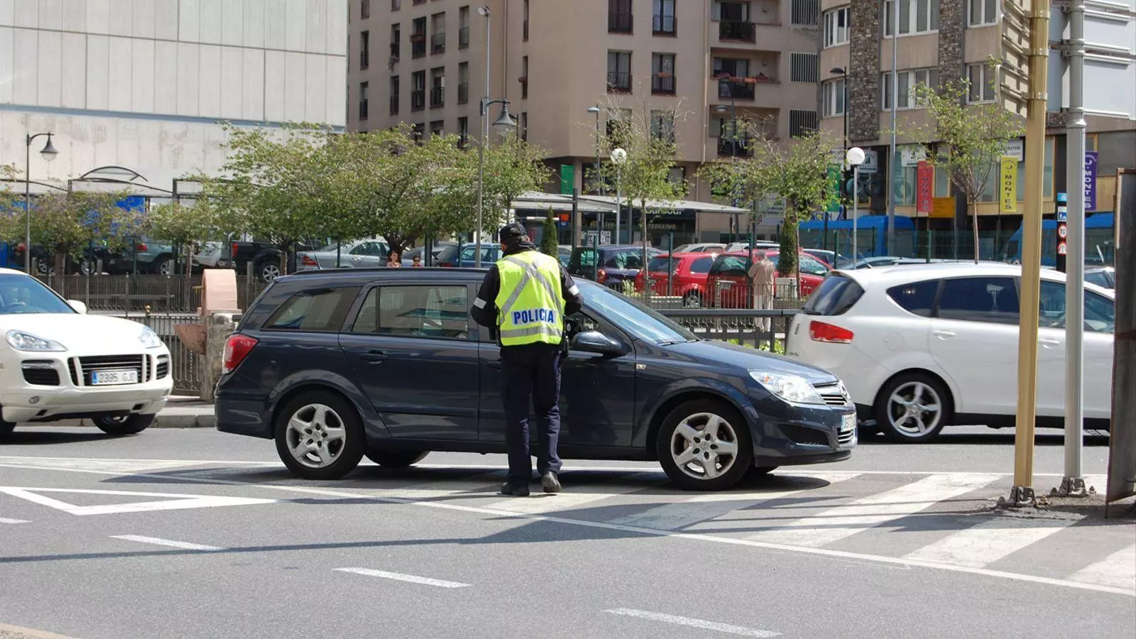 Un control policial.