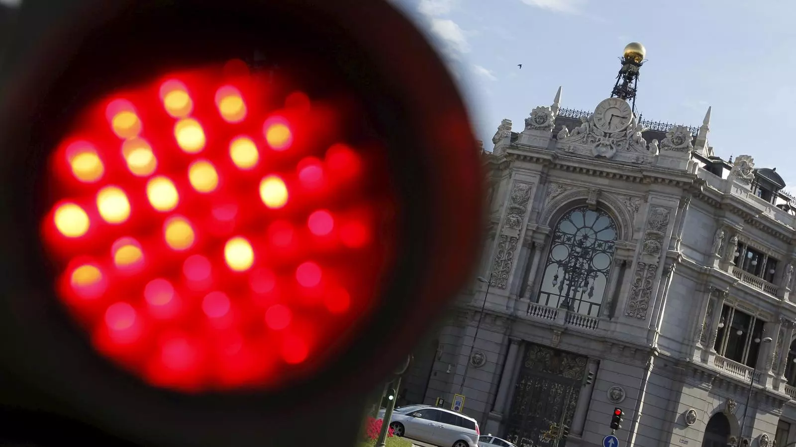 Façana de la seu del Banc d'Espanya a Cibeles, Madrid