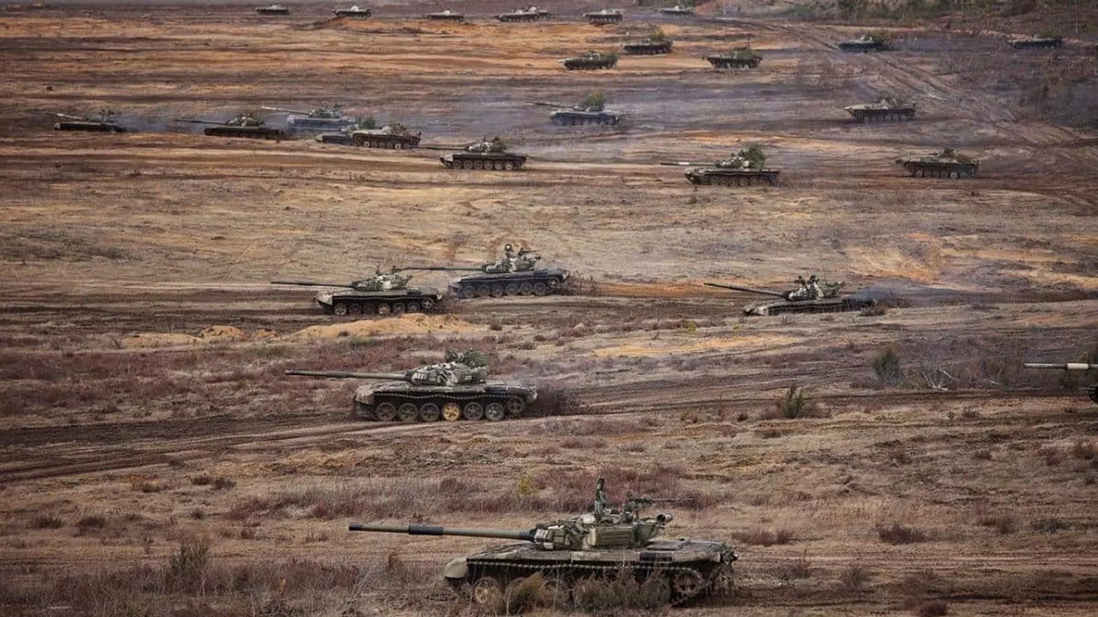 Imagen del ministerio de Defensa bielorruso de las maniobras conjuntas con Rusia.