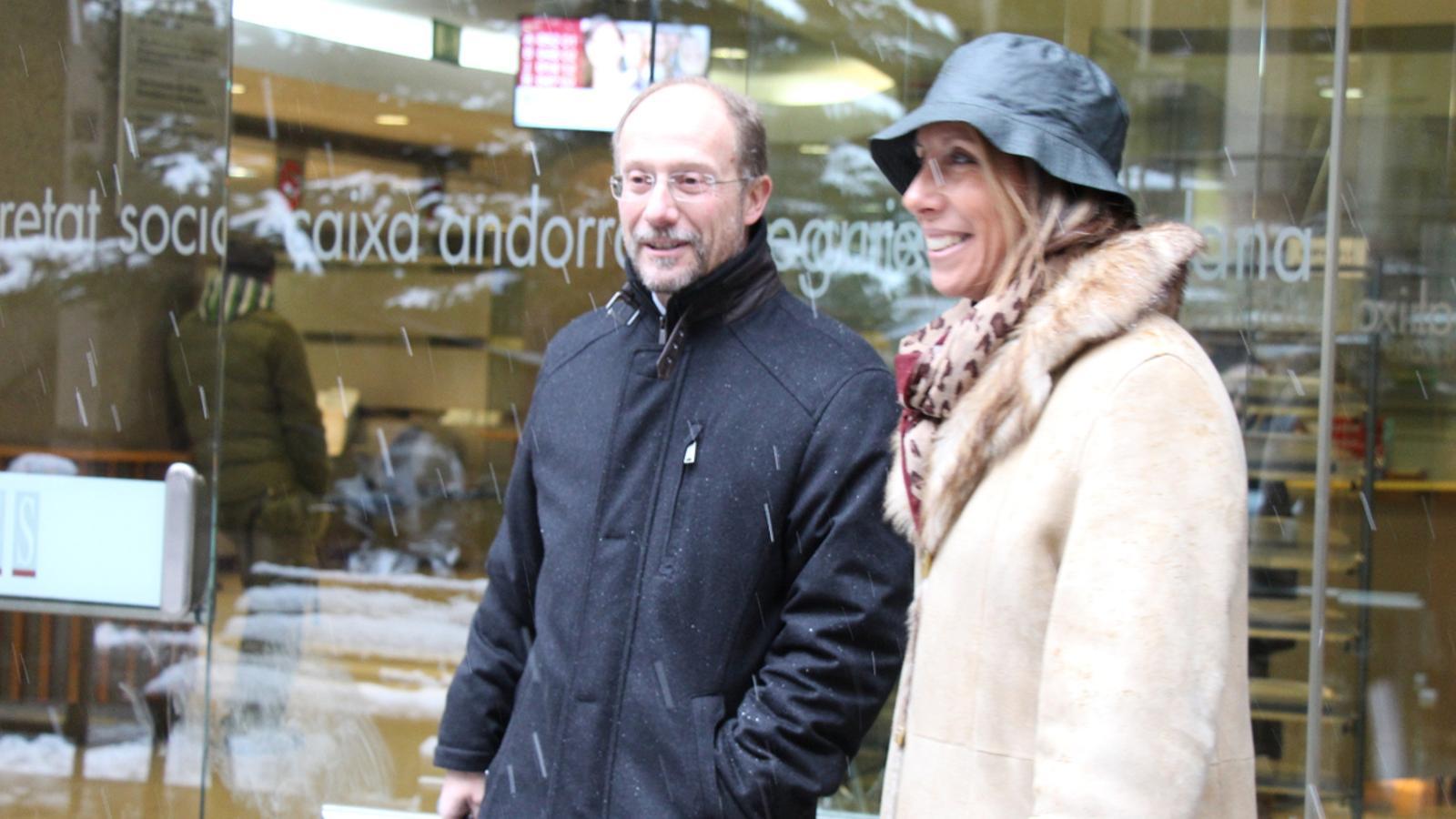 Víctor Naudi i Sílvia Bonet han explicat les propostes en matèria sanitària / M.M.