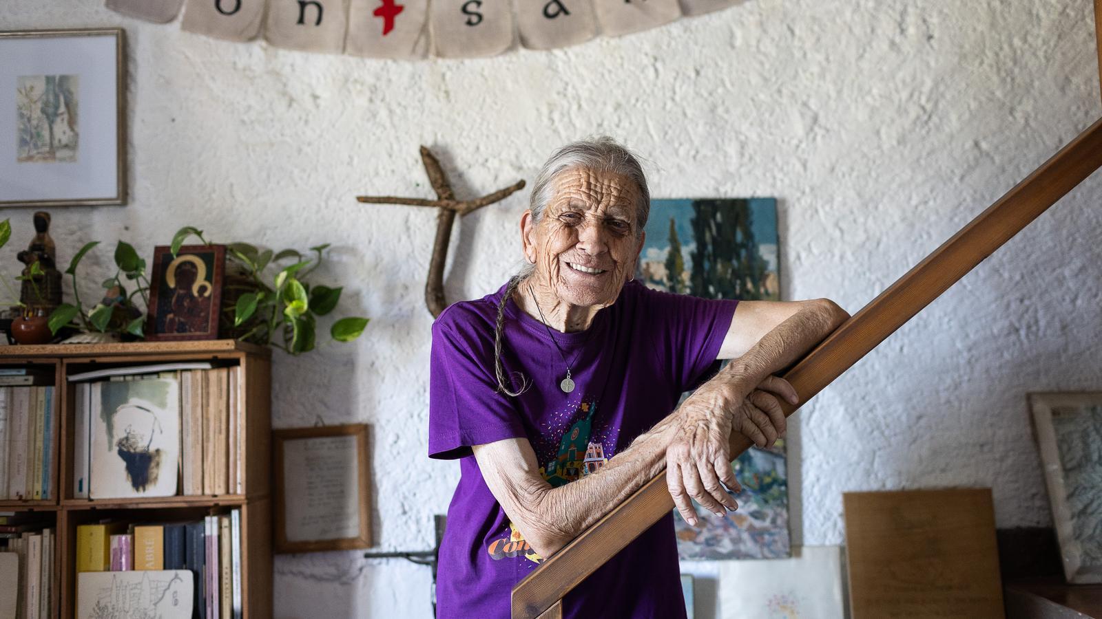 La Montserrat, en su casa