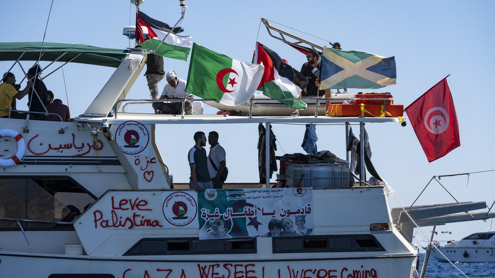 Vessel of the Global Sumud Flotilla