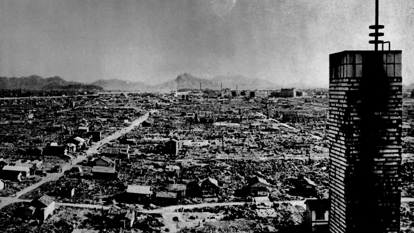 Hiroshima, after the nuclear attack