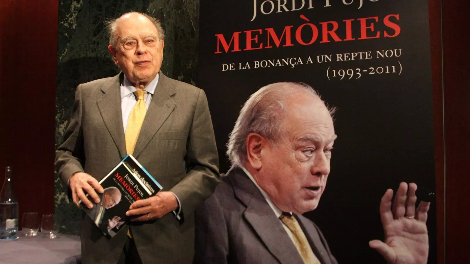 Jordi Pujol en la presentació de les seves memòries