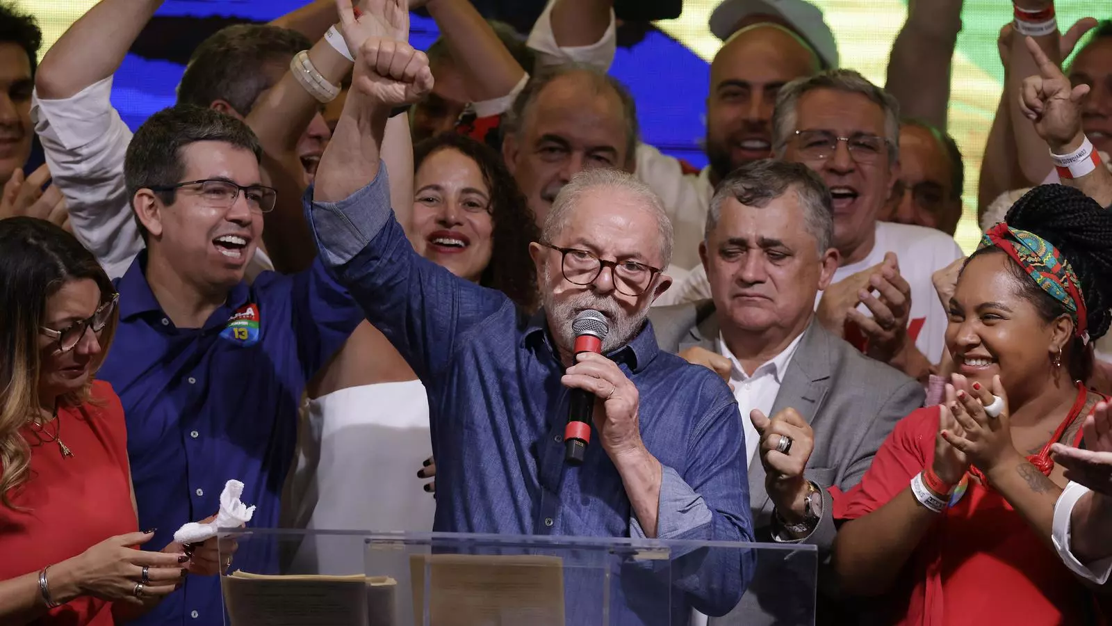 Lula Da Silva es dirigeix als seus votants després de guanyar les eleccions presidencials al Brasil