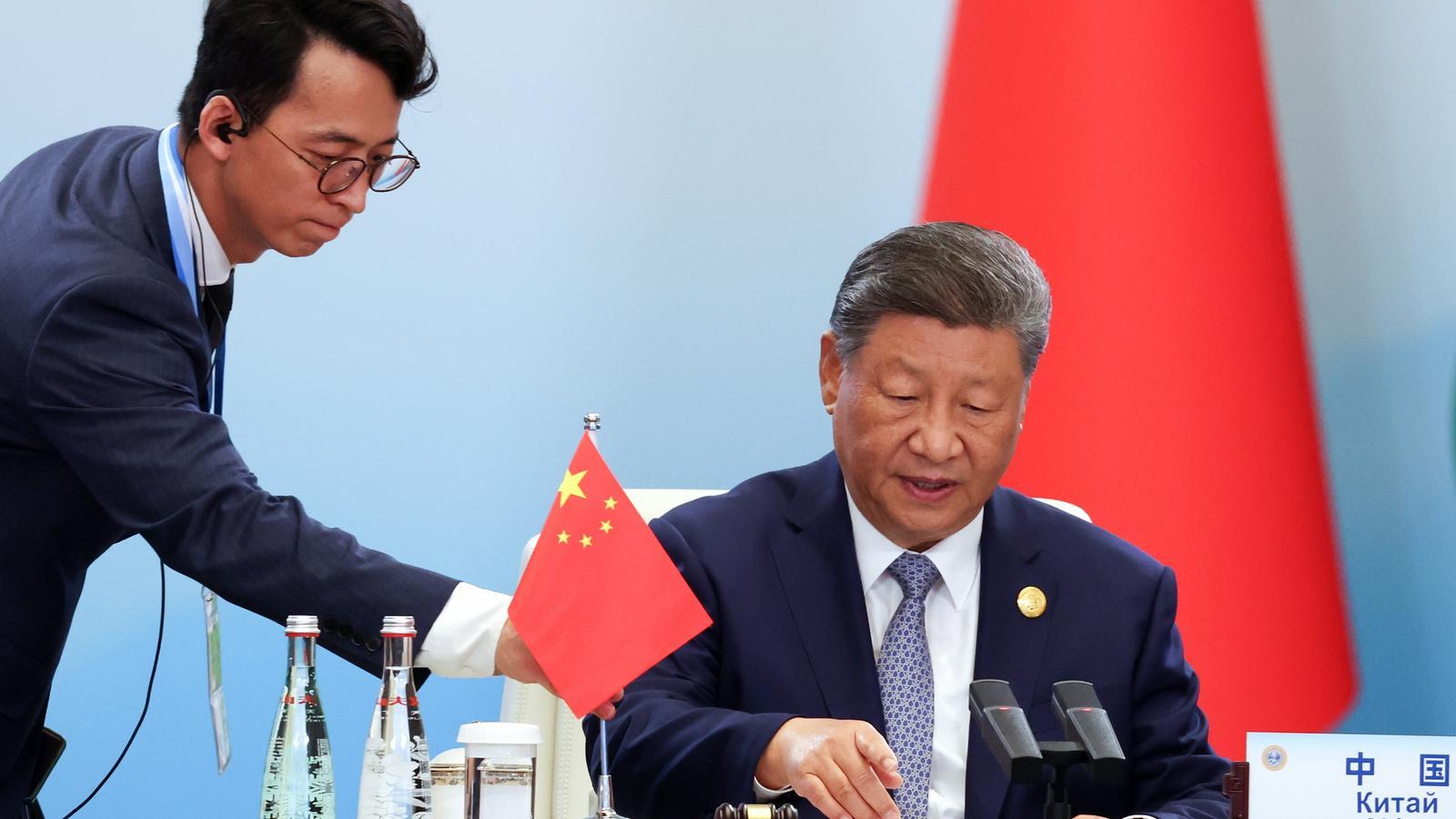Xi Jinping in an image from this Monday.