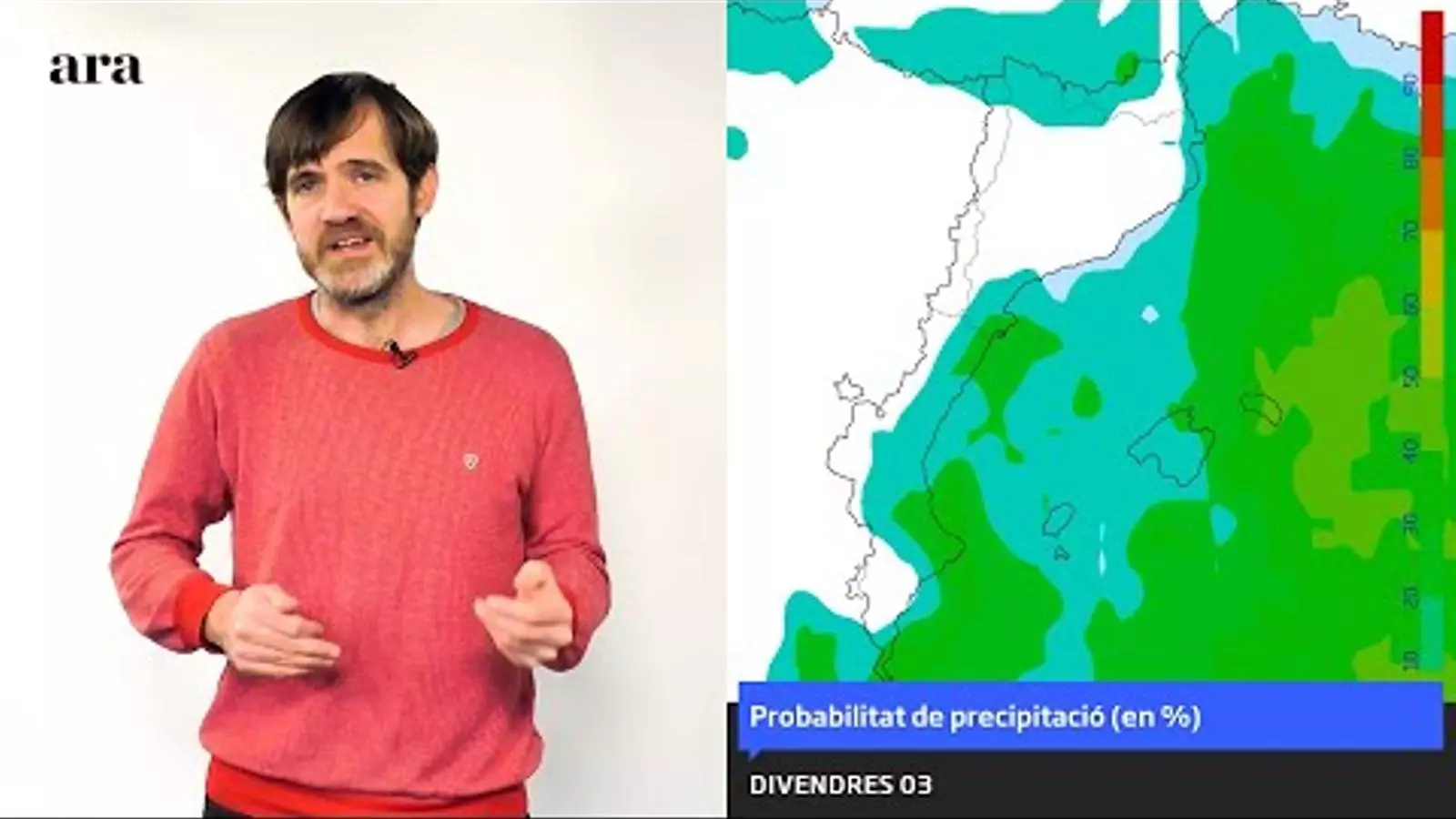 La méteo: ambient gèlid i risc de ruixats puntuals a l'espera que marxi el fred