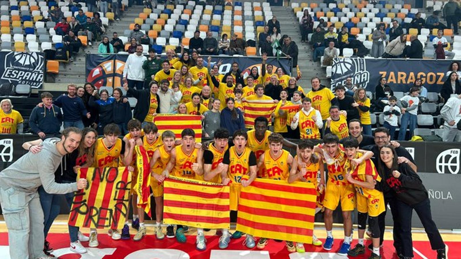 Celebration of the Boys' Junior Team.