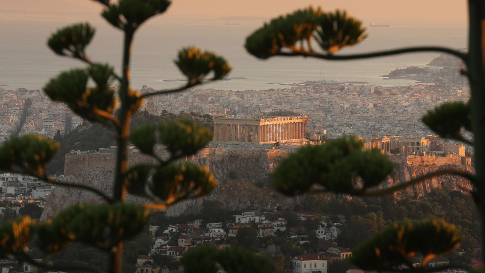Views of Athens from the Parthenon