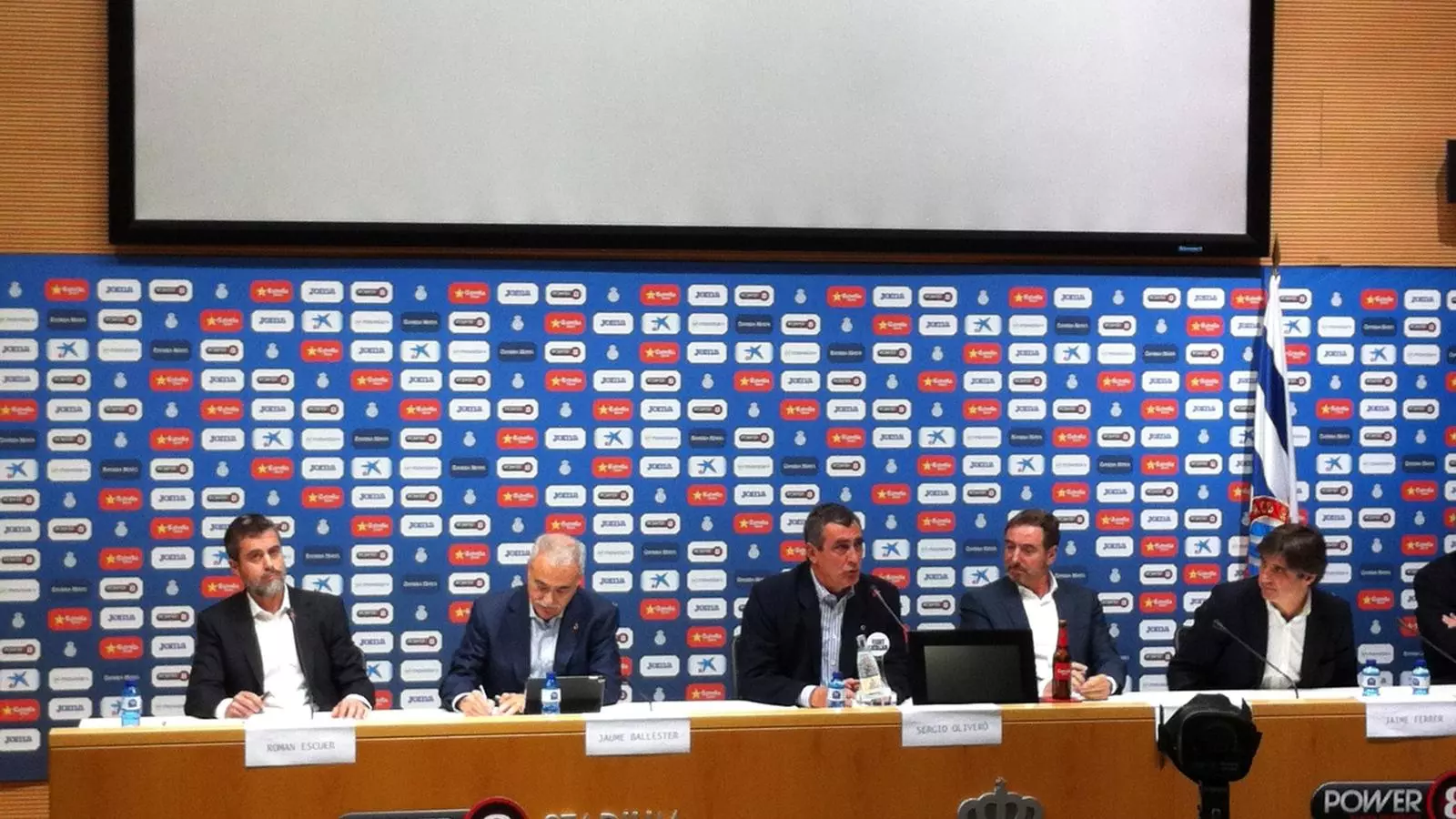 Sergio Oliveró ha exposat el posicionament de Genètica Perica sobre la venta del club / R. R.