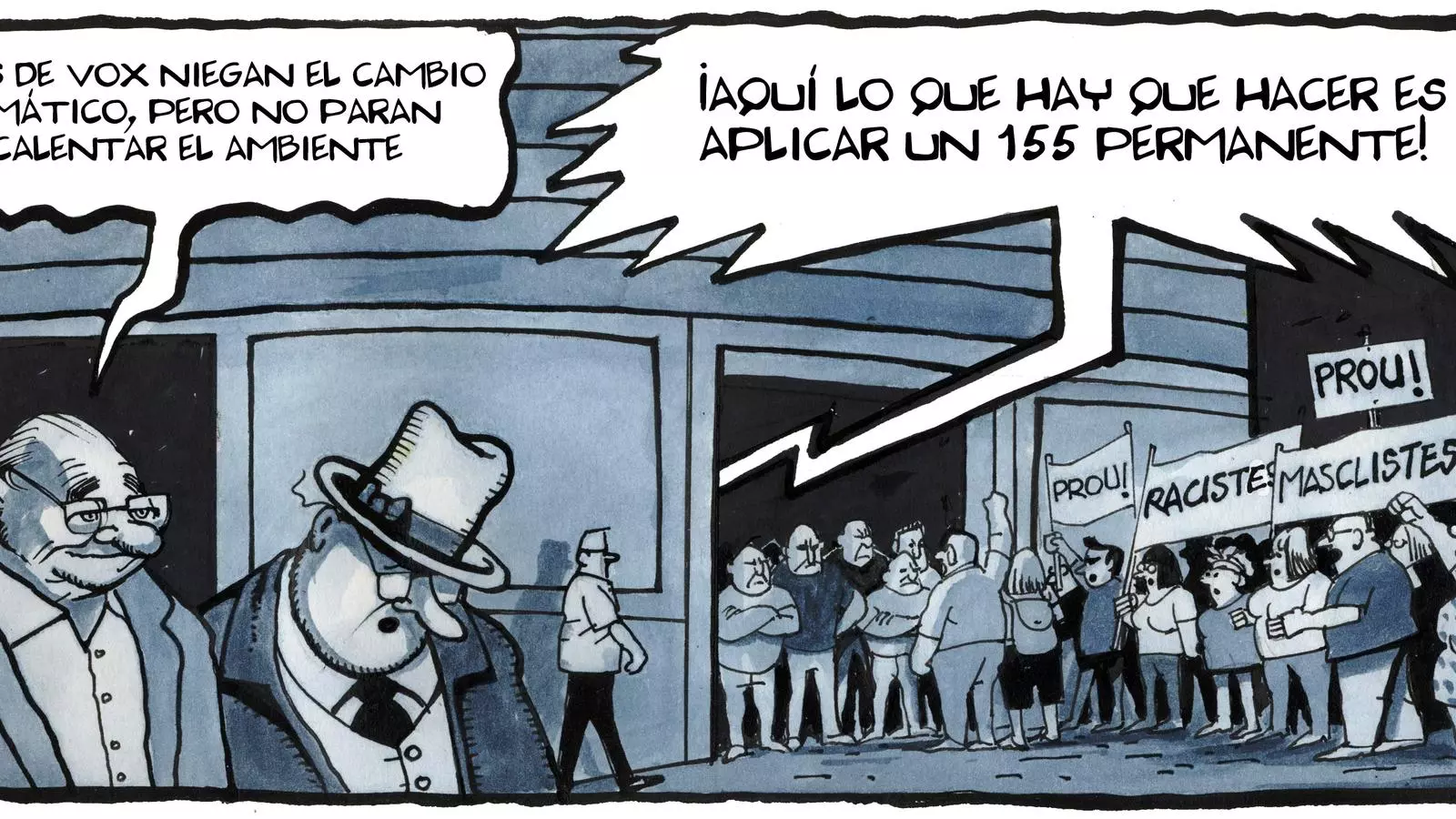 'A la contra'