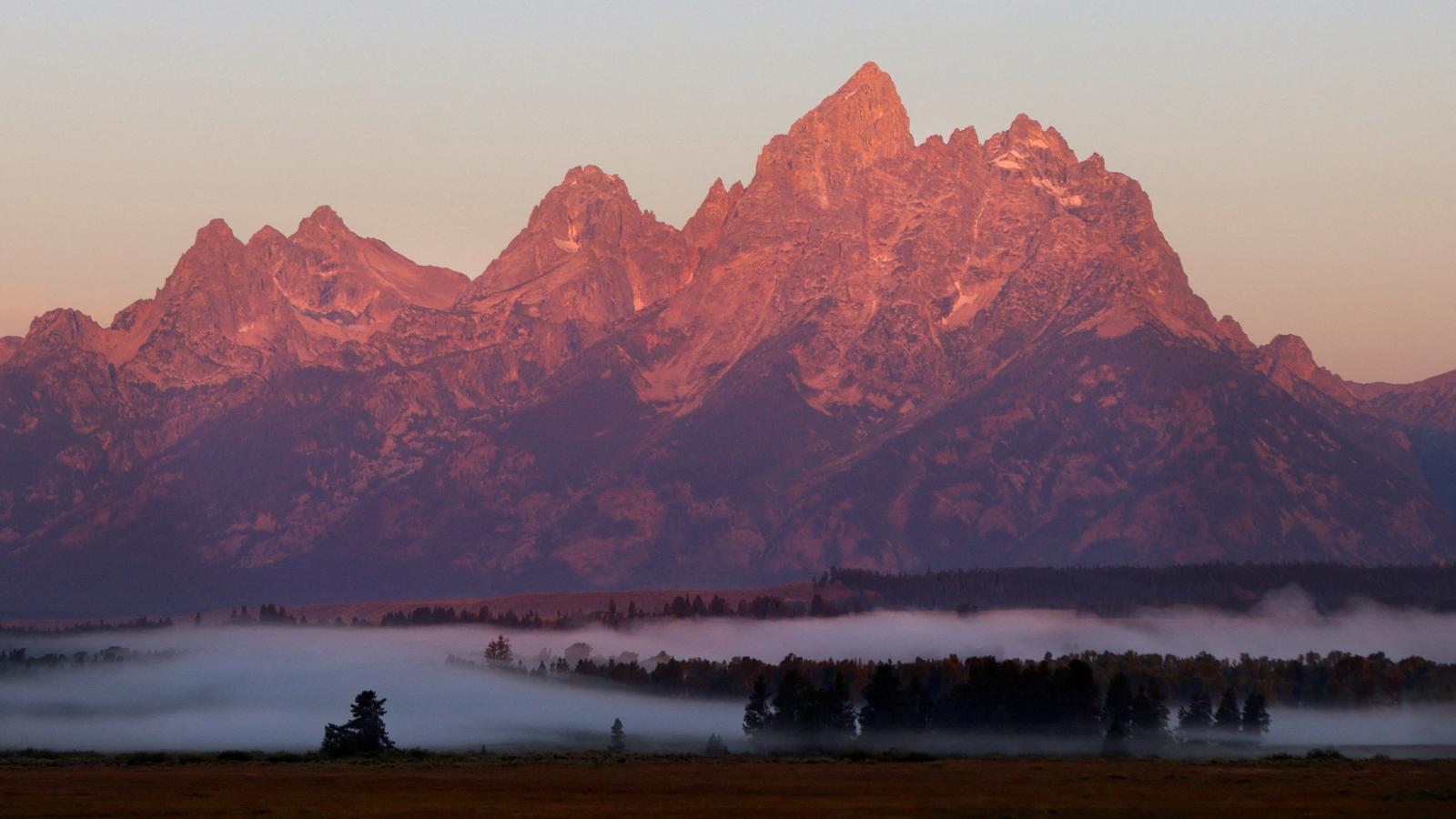 Vista de las montañas que rodean Jackson Holes, en Wyoming