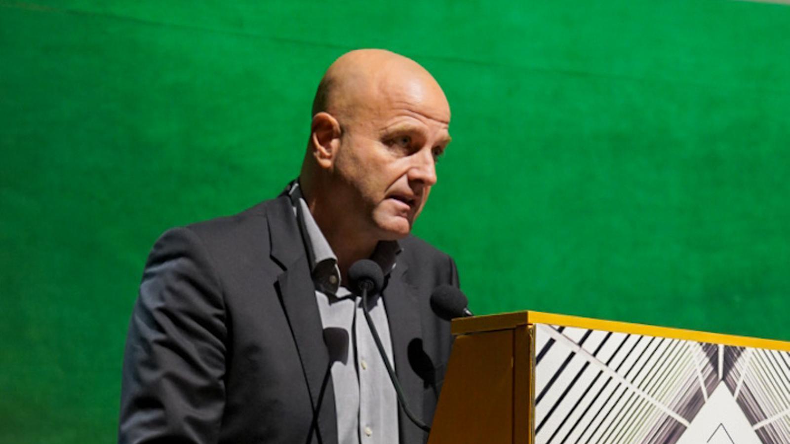 The president of the APCE, Xavier Vilajoana, this Wednesday