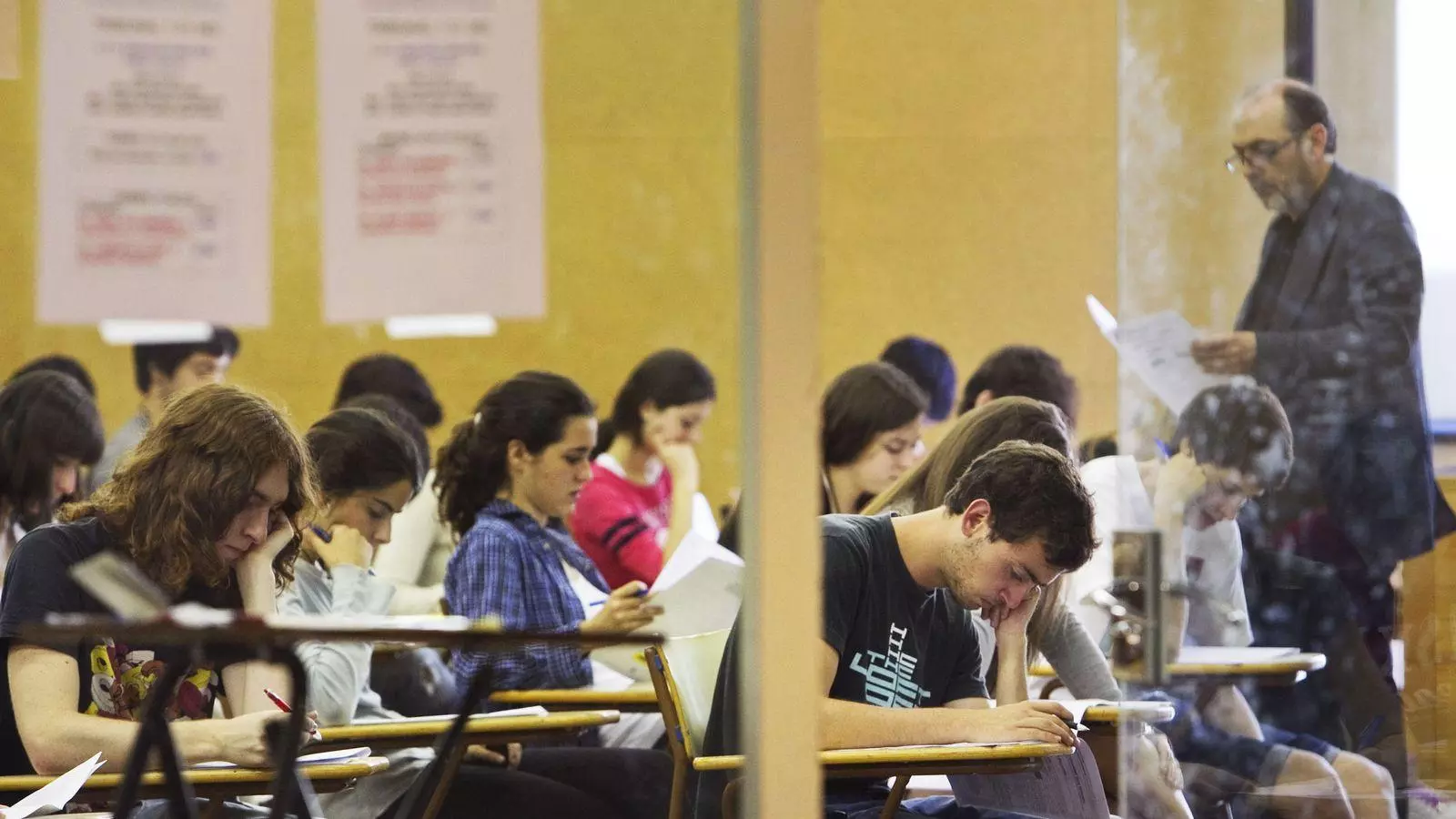Un institut de Barcelona, en una imatge d'arxiu